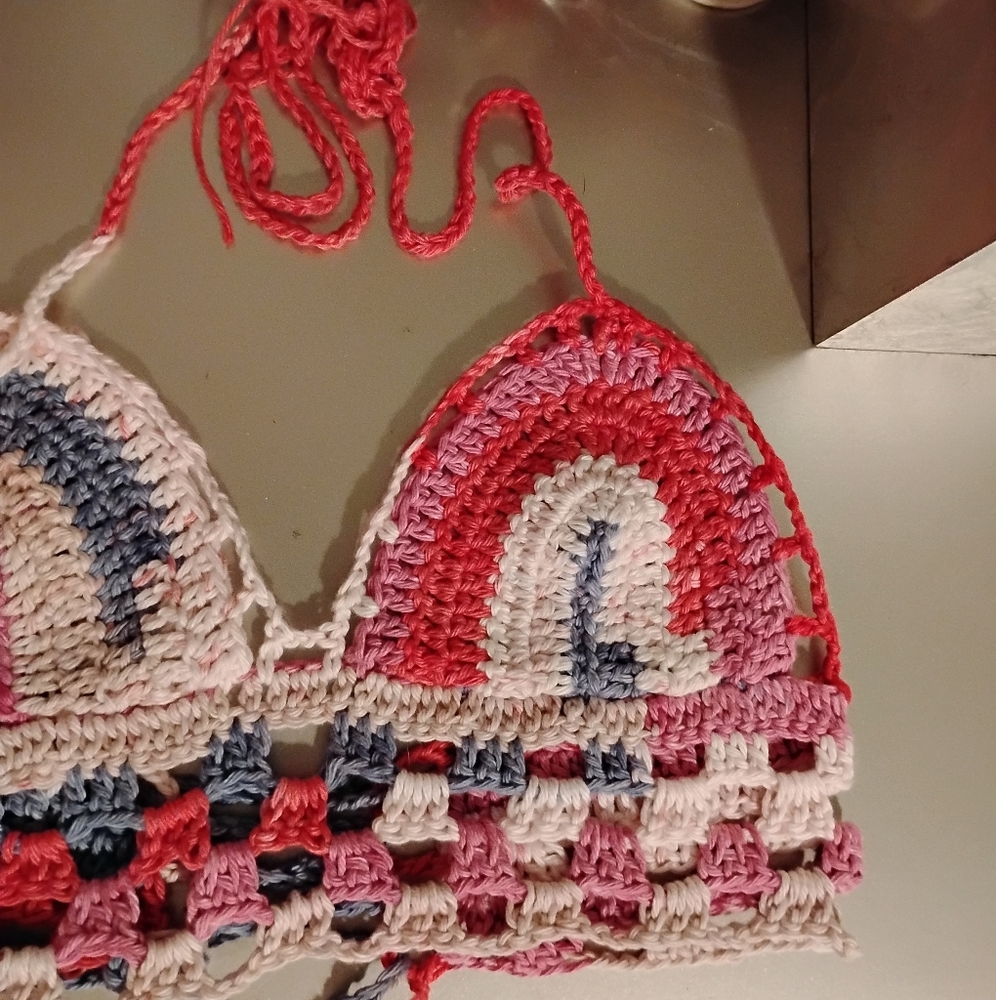 Handmade Multicolor Crochet Kids Accessory - Picture 4 of 12